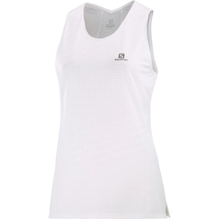 Tank Top Salomon Sense Aero Mujer Blancos | MX WLRU729